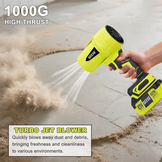 Cordless Handheld Leaf Blower, Air Duster for Car, Snow Removal & Outdoor Cleaning