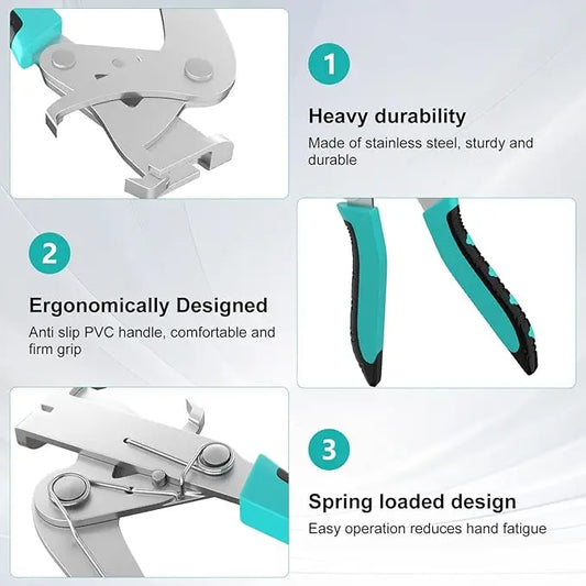 Heavy-Duty Auto Fastener Removal Pliers, Quick-Release Tool for Car Trim Clips