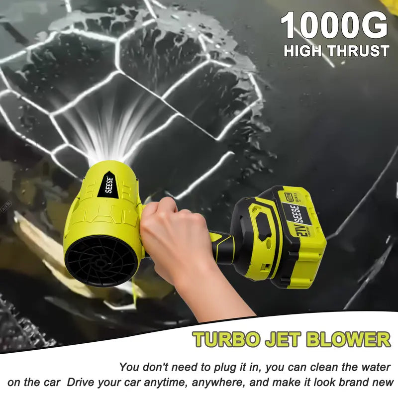 Cordless Handheld Leaf Blower, Air Duster for Car, Snow Removal & Outdoor Cleaning