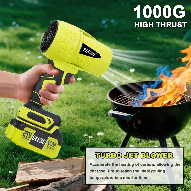 Cordless Handheld Leaf Blower, Air Duster for Car, Snow Removal & Outdoor Cleaning