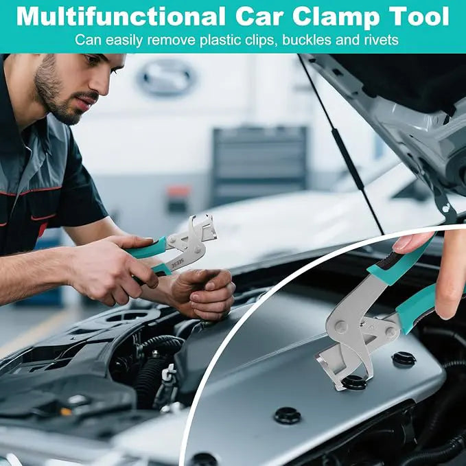 Heavy-Duty Auto Fastener Removal Pliers, Quick-Release Tool for Car Trim Clips
