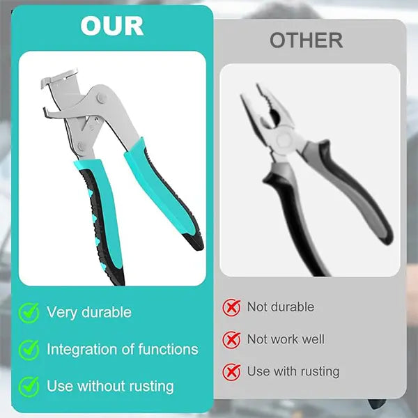 Heavy-Duty Auto Fastener Removal Pliers, Quick-Release Tool for Car Trim Clips